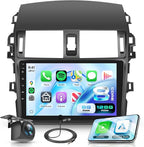 8 Core 6G+128G Android 15 Car Stereo for Toyota Corolla 2009-2013, AI Noise Reduction, Wireless Carplay Android Auto 9 Inch IPS GPS 5G-WiFi DSP FM RDS, Bluetooth 5.0 SWC HD Backup Camera
