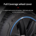 Wheel Cover for Tesla Model Y(2020-2024) 4PCS Hubcaps for Tesla Wheel Cover Model Y 19inch Rim Full Cover Hubcaps Accessories (Gemini Style, 19 inch)