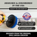 Attachments for Cleaning Carpet, Chairs, Seats, Wheels, Vinyl, Bathroom, Bathtubs, Shower, Tile, Grout, Trucks, Boats - for Car Detailing - Car Detailing Kit Interior Cleaner