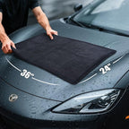 24"x36" Twisted Loop Car Drying Towel, 1400GSM, Streak Free, Lint Free, Reusable, Double Sided Super Absorbent, Car Accessories, Microfiber Cleaning Cloth for Car, Truck, SUV