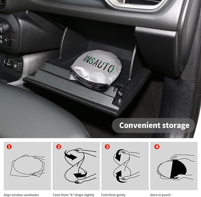 for RAV4 Car Windshield Cover, Windshield Sun Shades Foldable Sunshade for Toyota RAV4 2013-2023 SUV Crossover Front Window Custom Fit Sun Visor Heatshield Protector Car Accessories