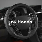 Steering Wheel Cover for Honda Civic(2006-2015),CR-Z, Insight, S2000 (Black-Small Size)