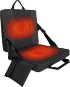Stadium Seats Pad, Stadium Seat for Bleachers,Seat Cushion,Foldable Seats(Black)
