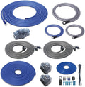 RC4D True 4 Gauge Car Audio Dual Amplifiers CCA Wiring Installation Kits | with OFC RCA Cable