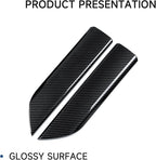 2PCS Car ABS Carbon Fiber Front Inner Door Handrail Handle Sticker Cover Interior Trim Decal for 2019-2025 Chevy Silverado | for GMC Sierra 1500 2500 3500 HD 2019-2021 Accessories
