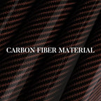 Carbon Fiber Steering Wheel Cover, Snap on Car Steering Wheel Cover Set Accessories 3pcs Wrap Grip Non Slip Protector Universal Glossy Brown