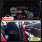 2 Pcs Boat Storage Net Bag, ABS Plastic Car Framed Mesh Net Holder, Phone & Cargo Organizer with Screws for Auto, Rv, Boat, Pontoon, Truck Pocket Storage (9 x 4 Inch)