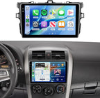 4G+64G Car Radio Stereo for Toyota Corolla 2009-2013, 9inch HD in-Cell Touch Screen/5Ghz WiFi/Android 15/Wireless CarPlay/Android Auto/GPS/5.0Bluetooth/FM/RDS/SWC/AHD Backup Camera