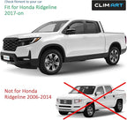 in-Channel Incredibly Durable Rain Guards for Honda Ridgeline 2017-2026, Original Window Deflectors, Vent Window Visors, Vent Deflector, 4 pcs. - 617499