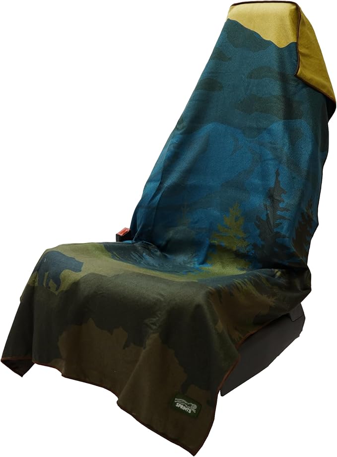 Athletic Running Towel, Full-Sized, Car Seat Cover - Performance Microfiber… (Grizzly Guide)