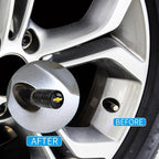 4pcs Tire Valve Stem Caps, Compatible with Chevrolet Chevy Series Stem Cap Universal Car Air Cover Car Accessories for Cars, SUV, Truck, Motorcycles Black