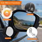 Passenger Side Mirror Replacement Fit for 2022 2023 2024 2025 Honda Civic with Power Adjustment, Heated, Signal Lamp, Blind Spot Monitor, Right Side View Mirror for Honda Civic, HO1321352 8 (Pins)