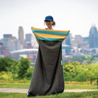 Athletic Running Towel, Full-Sized, Car Seat Cover - Moisture Wicking (Sasquatch)