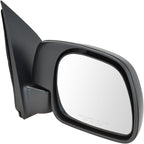 Passenger Side Mirror Assembly Manual Foldaway Textured Paint to Match Compatible with 1999-2007 Ford F-250 Super Duty 1999-2007 F-350 Super Duty 2000-2005 Excursion