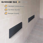GWP02S Garage Wall Protector Car Door Protectors, Designed in Germany (4, Black)