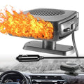 Portable Car Heaters for Vehicle,12V 200W Car Heater that Plugs into Cigarette Lighter,360° Rotatable 2 in 1 Heating & Cooling Fast Heating Car Defroster Defogger