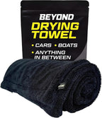 Beyond Drying Towel - Super Absorbent Large Premium Microfiber Detailing Towel for Cars and Boats - 2-Pack