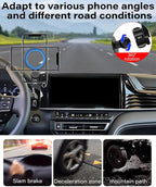 Car Phone Mount for 2025-2026 Toyota Camry 12.3-inch | 2025-2026 Toyota Camry MagSafe Strong Magnets Cell Phone Holder Accessories, One-Hand Operation 360° Rotation