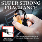 Inspired by One Million Car Air Freshener for Men | Long Lasting Luxury Diffuser | Automotive Scent Perfume | Vent Clip Auto Air Freshener | Odor Eliminator Technology | Masculine Diffuser Scents 8ml