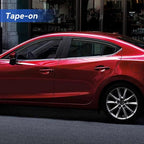 Window Visors Rain Guards for 2014-2018 Mazda 3 Sedan, Out-Channel Window Vent Wind Deflectors Visors Shades for 14-18 Mazda 3 Hatchback