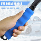 Snow Brush & Ice Scraper, 2 in 1 Detachable Ice Scrapers for Car Windshield Window, Heavy Duty Vehicle Snow Removal Tool with Grip Handle for Cars Trucks SUVs, Winter Car Accessories (Blue)