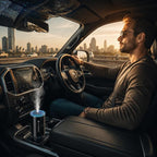 Portable Waterless Essential Oil Diffuser for Car Home, 50ml Nano Scent Nebulizer with 3 Adjustable Mist Levels, Rechargeable Plant-Based Fragrance Diffuser for Office Travel (Ocean)