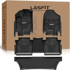 Floor Mats for Honda Odyssey 2026 2025 2024 2023 2022 2021 2020 2019 2018 Mini Passenger Van, All Weather TPE Car Liners,1st & 2nd & 3rd Row (EX-L/Elite/Touring/Sport-L/Sport/EX/LX)