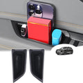 Front Door Side Storage Box Compatible with Audi Q4 E-Tron 2022 2023 2024 2025, ABS Car Front Door Side Armrest Grab Handle Groove Storage Organizer Tray Pocket Slot Mat Insert Accessories