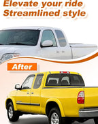 Extra-Thick Window Rain Guards Fit for Toyota Tundra Extended Cab 2000-2006 Tape-on Window Deflectors Rain Guards Vent Visors Truck Vent Shades