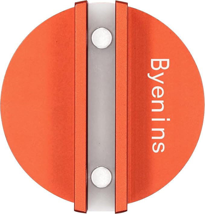 Car Aluminum Grooved Magnetic Jack Pad,Jack Pad Weld Frame Rail Adapter,Orange