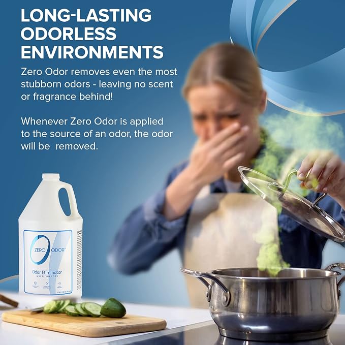 Multi-Purpose Odor Eliminator, Air and Surface Odor Remover for Home, Bathroom, Kitchen, and Closet, Refill, 128 oz