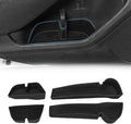 Car Door Storage Box for 2025 Subaru Forester Accessories, Front & Rear Door Side Pocket Organizer with Cup Holder Tray for Car, Non-Slip Door Slot Protective Pad, 4 Pack