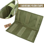 Car Visor Organizer with Double-Sided MOLLE Panel, Universal Vehicle Sun Visor Storage for Essentials & Gear, Compatible with Cars, Pickup Trucks, Vans, SUVs