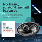 G-Series TS-G4620S 4” x 6” 2-Way Speakers (Pair) – 210W Max, Balanced Sound + Smooth Treble, Great Stock Replacement, High-Efficiency Speaker Designed for OEM Power