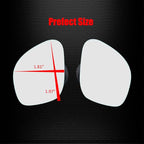 Frameless Blind Spot Mirror, HD Glass Convex Wide Angle Rearview Blindspot Mirror for Car Side Mirror Blind Spot (Rhombus, Pack of 2)