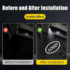 2Pcs Car Door Lights Logo Projector Compatible with LS/ES/is/LX/RX/GS/GX/RC/UX Car Accessories, No Fade HD LED Car Welcome Projector Lights, 3D Ghost Shadow Puddle Light(Blue)