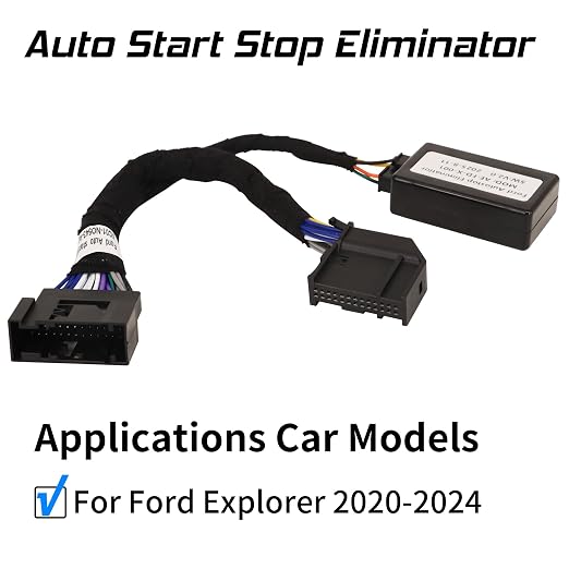 Auto Start Stop Eliminator Compatible with Ford Explorer 2020 2021 2022 2023 2024 Autostop Engine System Accessories Plug & Play,Easy Install