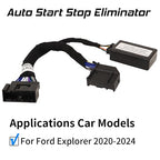 Auto Start Stop Eliminator Compatible with Ford Explorer 2020 2021 2022 2023 2024 Autostop Engine System Accessories Plug & Play,Easy Install