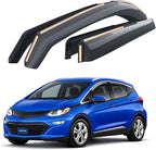 Goodyear Shatterproof in-Channel Window Deflectors for Chevrolet (Chevy) Bolt EV 2017-2023, Rain Guards, Window Visors for Cars, Vent Deflector, Car Accessories, 4 pcs - GY008512
