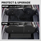 Full Set Floor Mats for Honda CR-V 2026 2025 2024 2023 (Gasoline & Hybrid & e:FCEV), All Weather TPE Custom Fit Floor Liners 1st & 2nd Row & Seat Back Mat & Cargo Mat (Upper Position)