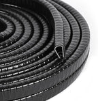 Universal Car Door Guards 66Ft(20M), Rubber U Shape Edge Trim Protection Strip, Black No-Glue Design Fits Most Vehicles