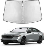 Windshield Sunshade Compatible for Honda Accord 2023-2024 2025 2026, Sun Visor for Front Windshield & Window Sun Shade Cover, UV Heat Blocker & Protector, Car Accessories