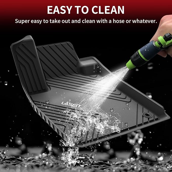 Floor Mats for Honda Accord Sedan 2026 2025 2024 2023 (Gasoline & Hybrid), All Weather Protection Custom Fit Anti-Slip TPE Floor Liners,1st & 2nd Row, Black