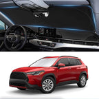 Custom Fit Toyota Corolla Cross Windshield Sunshade for 2022-2026 Toyota Corolla Cross (Not fit Corolla Sedan) Front Window Shield Cover for Windshield Sun Visor Protector Block UV Rays