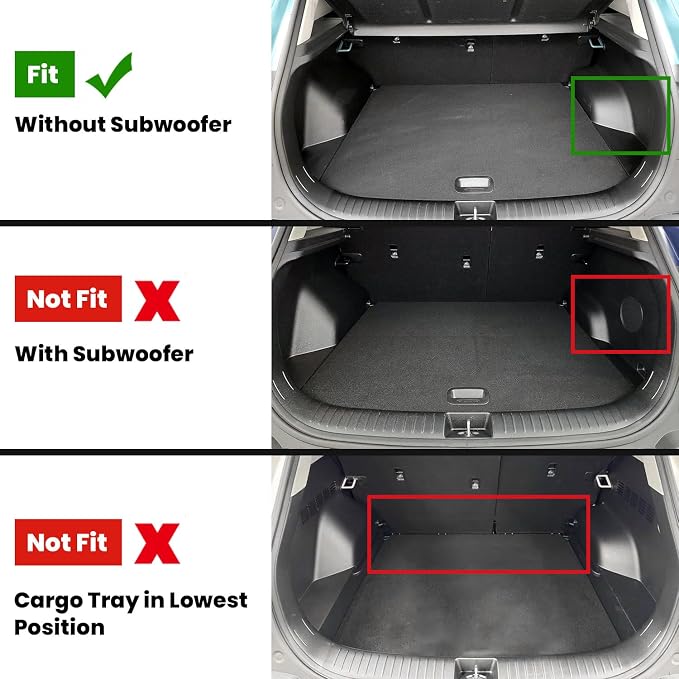 Floor Mats & Cargo Mat for Kia Seltos 2026 2025 2024 (Not Fit SX), All Weather TPE Custom Fit Floor Liners 1st&2nd Row Full Set Car Mats Accessories for Kia Seltos 2024-2026, Black