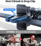 for MagSafe Car Mount [Super Magnet Power & Vent-Safe Clip] Upgraded Steel Core Magnetic Phone Holder 360° Adjustable Hands Free Vent Mount for 17 16 15 14 13 12 Pro Max