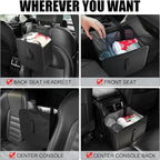 Foldable Trash Can, Collapsible Garbage Bag for Car, Hanging Waterproof Leakproof Storage Bag, Automotive Interior Accessories, Multifunctional (2 Gallon)