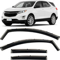 in-Channel Incredibly Durable Rain Guards for Chevrolet Chevy Equinox 2018-2024, Vent Window Visors, Car Accessories, Vent Deflector, Original Window Deflectors, 4 pcs - 618258
