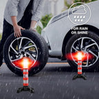 XTREME STP LED Road Flares, Emergency Road Flares for Vehicles, Car Flares with 3 Alert Modes, Magnetic Base, Foldable Stand, Emergency Roadside Lights, Visible Up to 1 Mile, White Flashlight