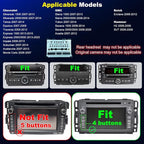 4+64GB 5GWiFi6 Upgrade Car Radio for Chevy Silverado 1500 GMC Sierra 1500 2007-2013, Tahoe Yukon 2007-2014, Equinox Acadia Savana 10" Touch Screen Stereo, Wireless Carplay Android Auto Camera GPS FM